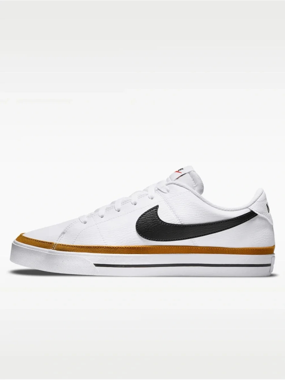 Nike court men’s White and black shoes